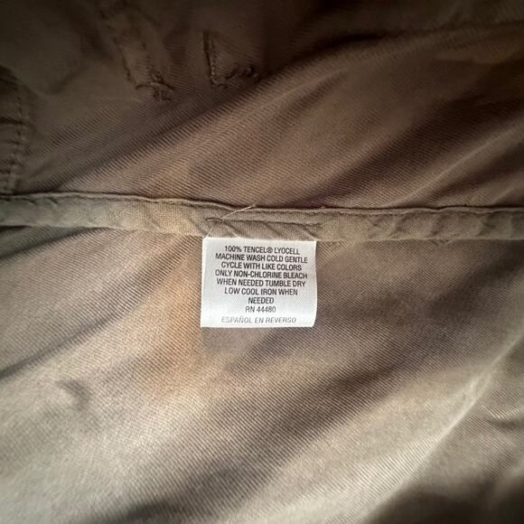 Maison Jules Olive Green Utility Jacket - Size Medium - Picture 5 of 5